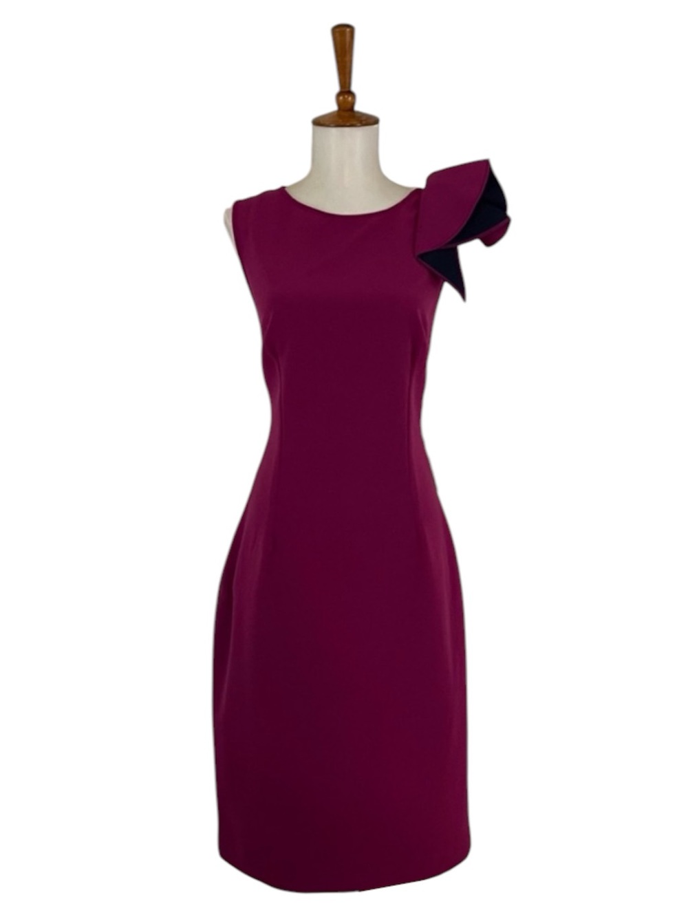 Nero Jatin Varma Dress 10 Orchid Sheath Cocktail Sophisticated Chic Party